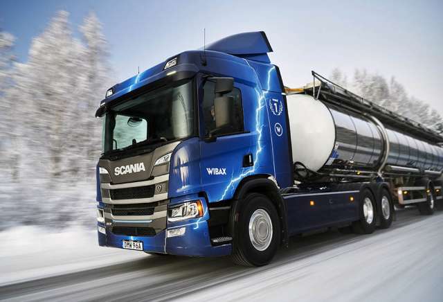 Електрична Scania вперше працюватиме із 64-тонним автопоїздом