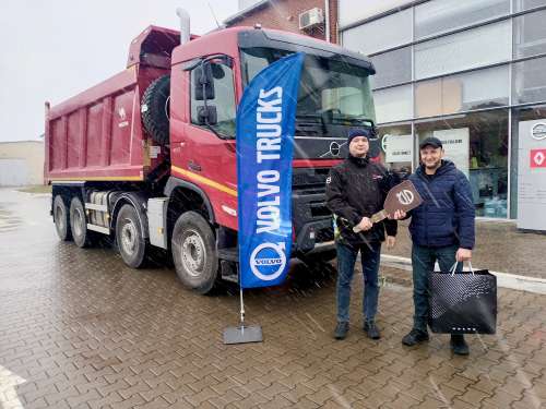 На Волині працюватиме нова вантажівка Volvo FMX