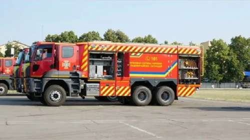 ДСНС одержало потужні пожежні автоцистерни вітчизняного виробництва