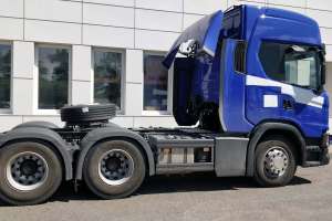 Scania презентувала тандемний підйомний міст для економії пального