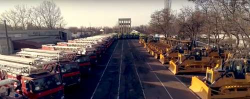 Українські рятувальники отримали спецтехніку з Китаю