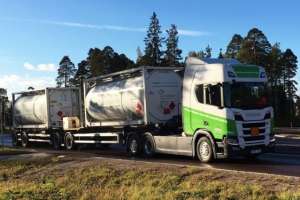 Scania випустила вантажівку на спирту
