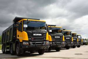 Нові самоскиди Scania залучать до ремонту українських доріг