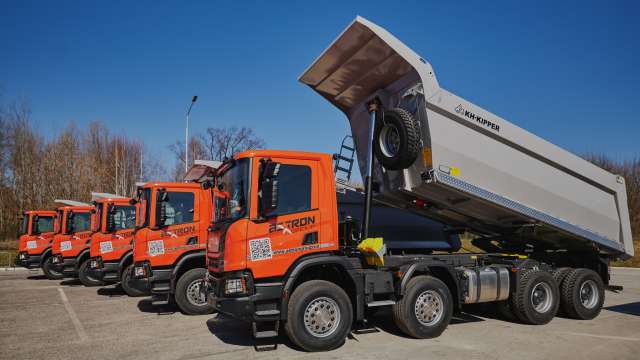В Україні працюватимуть п’ять новеньких вантажівок Scania Super