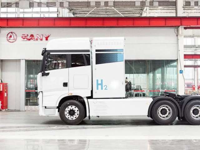SANY випустила свою першу важку водневу електровантажівку