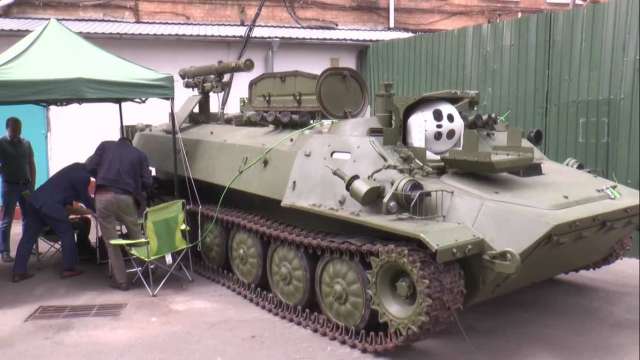 В Києві представили модернізований самохідний ПТРК «Штурм-С»