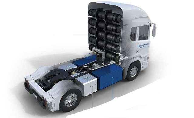 Scania та Cummins збудують 20 важких водневих вантажівок