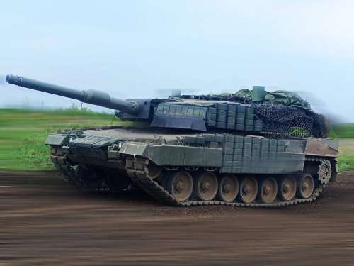 Нацгвардію посилили танками Leopard