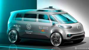 Volkswagen випустить безпілотний електробус в стилі «хіпі»