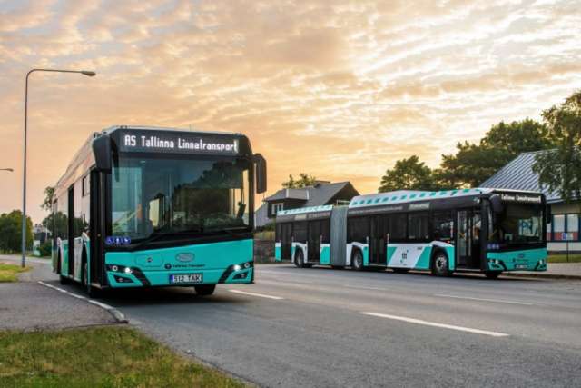 Столиця Естонії закуповує ще 100 газових автобусів Solaris