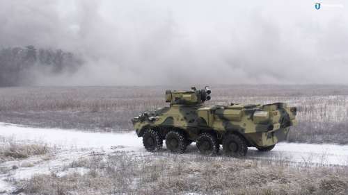 Ukraine made an armored personnel carrier out of NATO steel